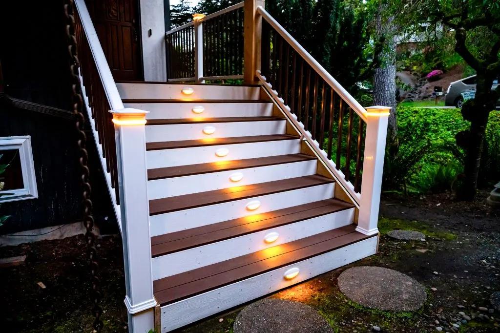 Deck lighting solution down low